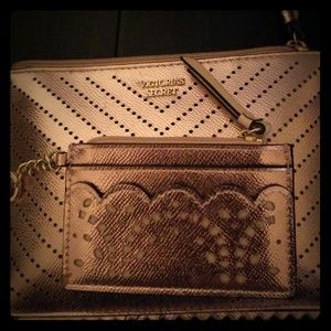 Wristlet with matching key chain wallet